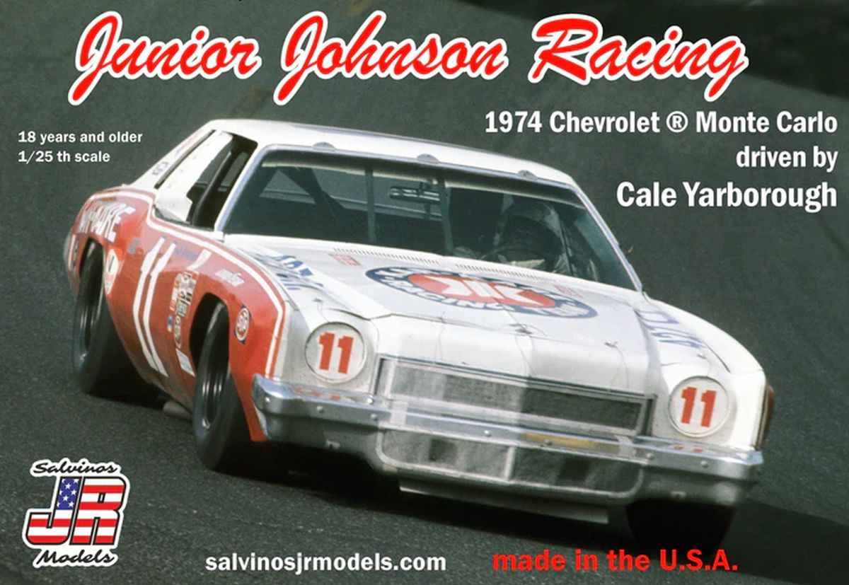 Salvino Jr. Model Company 14213 Junior Johnson Racing #11 Chevy 1974 Monte Carlo-Driver Cale