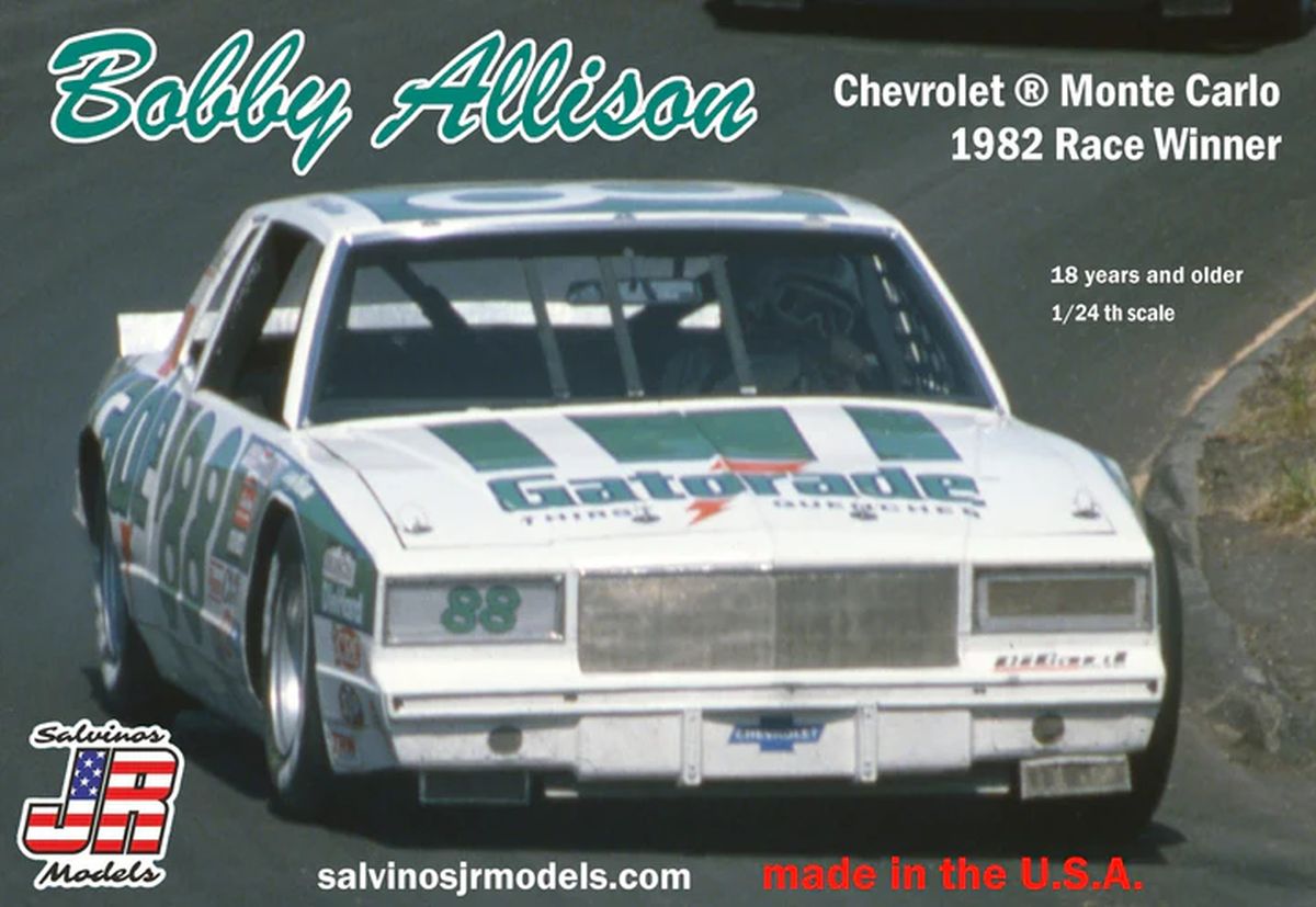 Salvino Jr. Model Company 14214 Bobby Allison Chevrolet Monte Carlo 1982 Race Winner