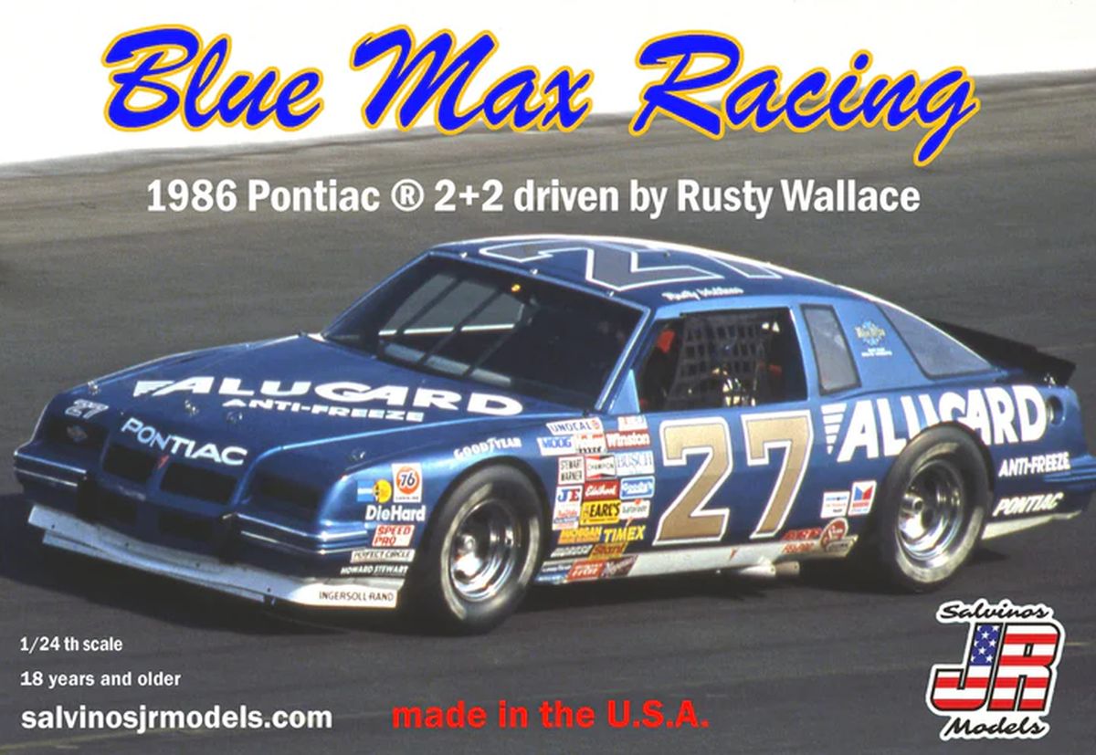 Salvino Jr. Model Company 15905 Blue Max Racing 1986 2+2 Driven by Rusty Wallace