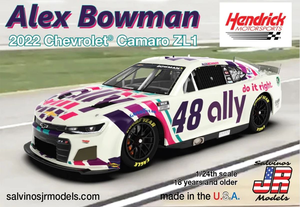 Salvino Jr. Model Company 31246 Hendrick Motorsports Alex Bowman 2022 Camaro