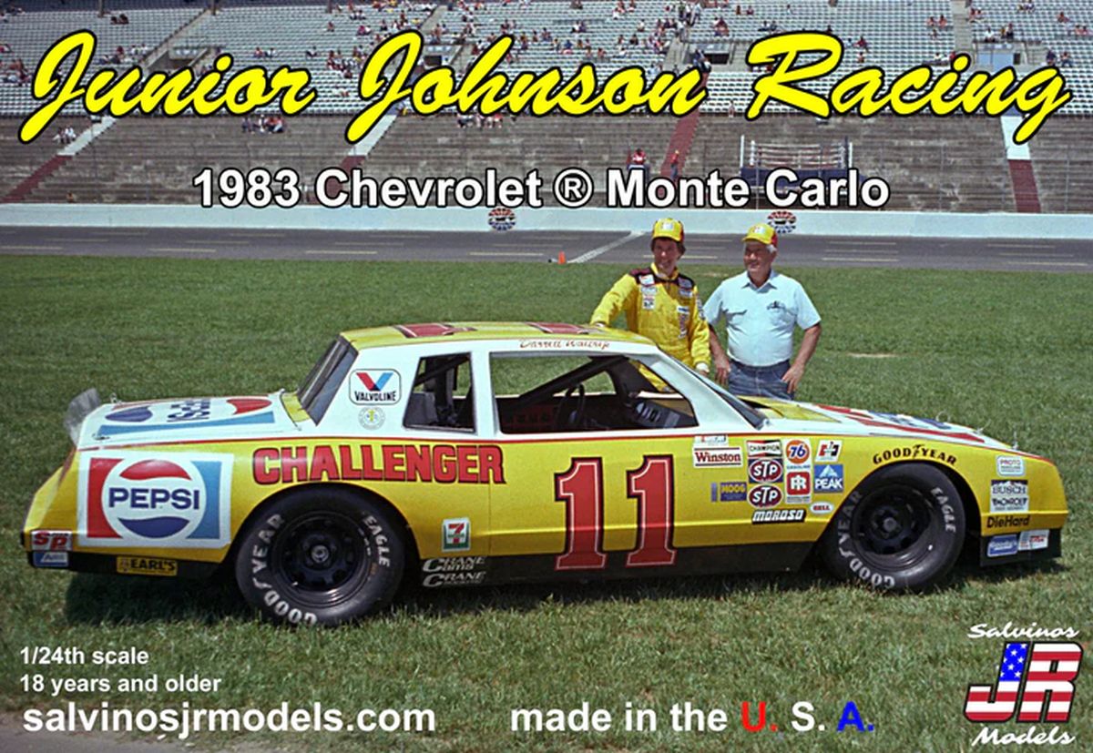 Salvino Jr. Model Company 31247 Junior Johnson Racing 1983 Chevrolet Monte Carlo