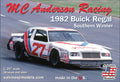 Salvino Jr. Model Company 31249 MC Anderson Racing 1982 Buick Regal Southern Winner
