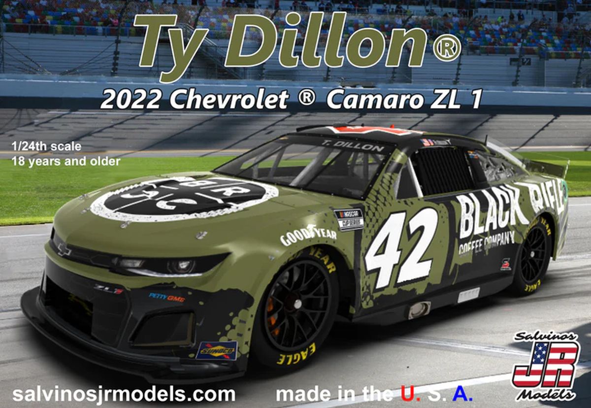 Salvino Jr. Model Company 31607 GMS Racing Ty Dillon 2022 Camaro Primary Livery