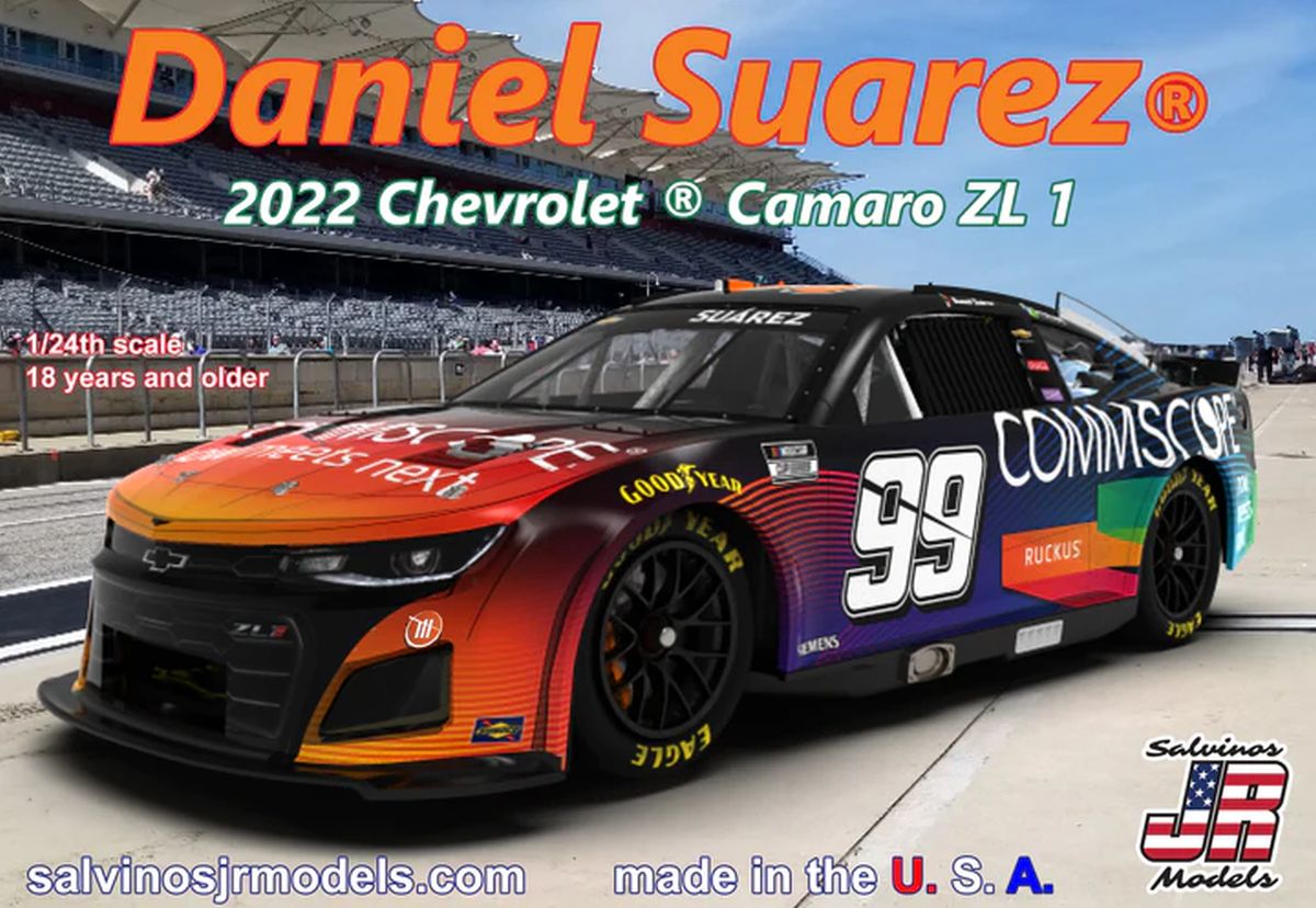 Salvino Jr. Model Company 31613 Trackhouse Racing Daniel Suarez 2022 Camaro
