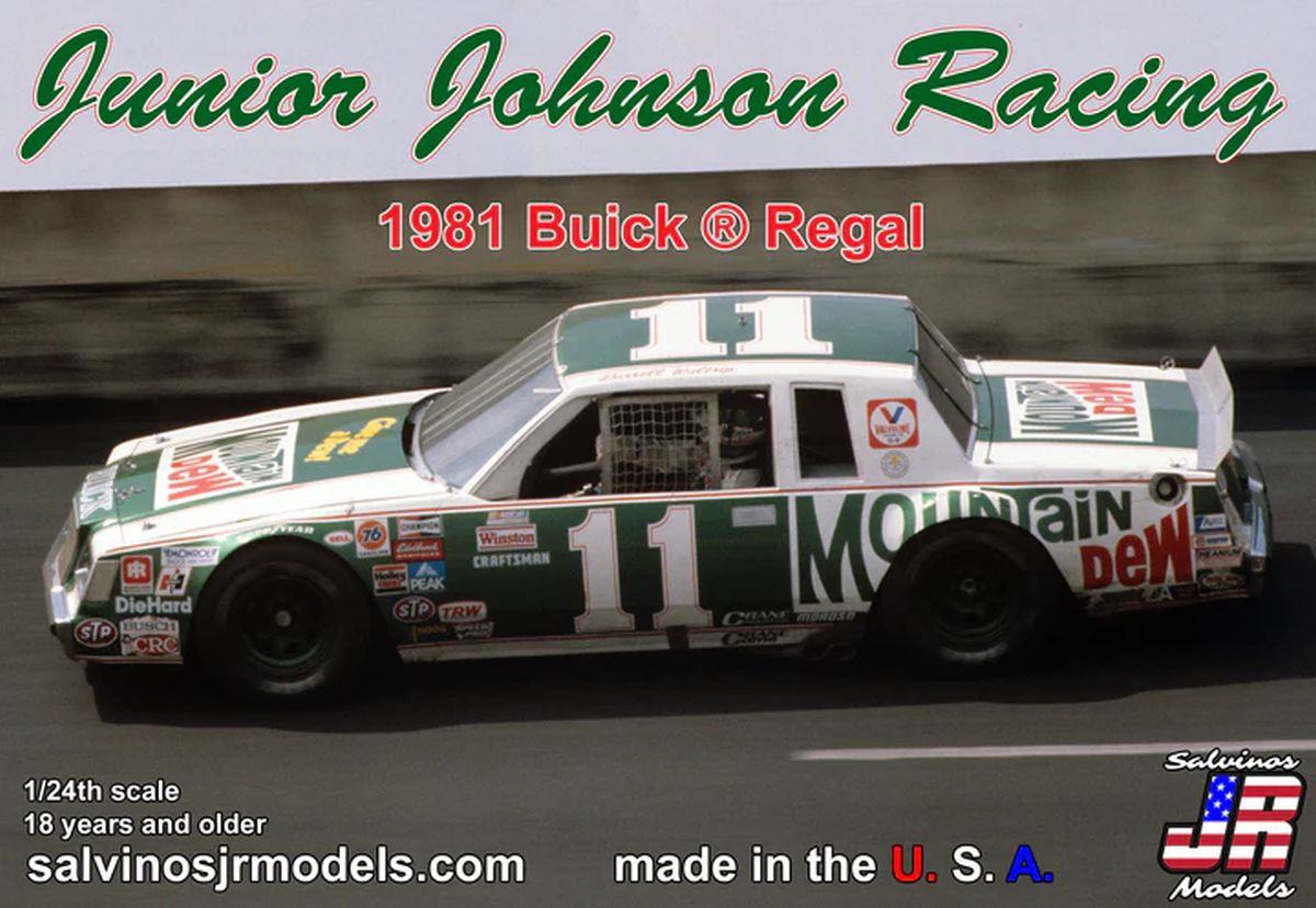 Salvino Jr. Model Company 37471 Junior Johnson Racing 1981 Buick Cup Champ Driven by Darrell