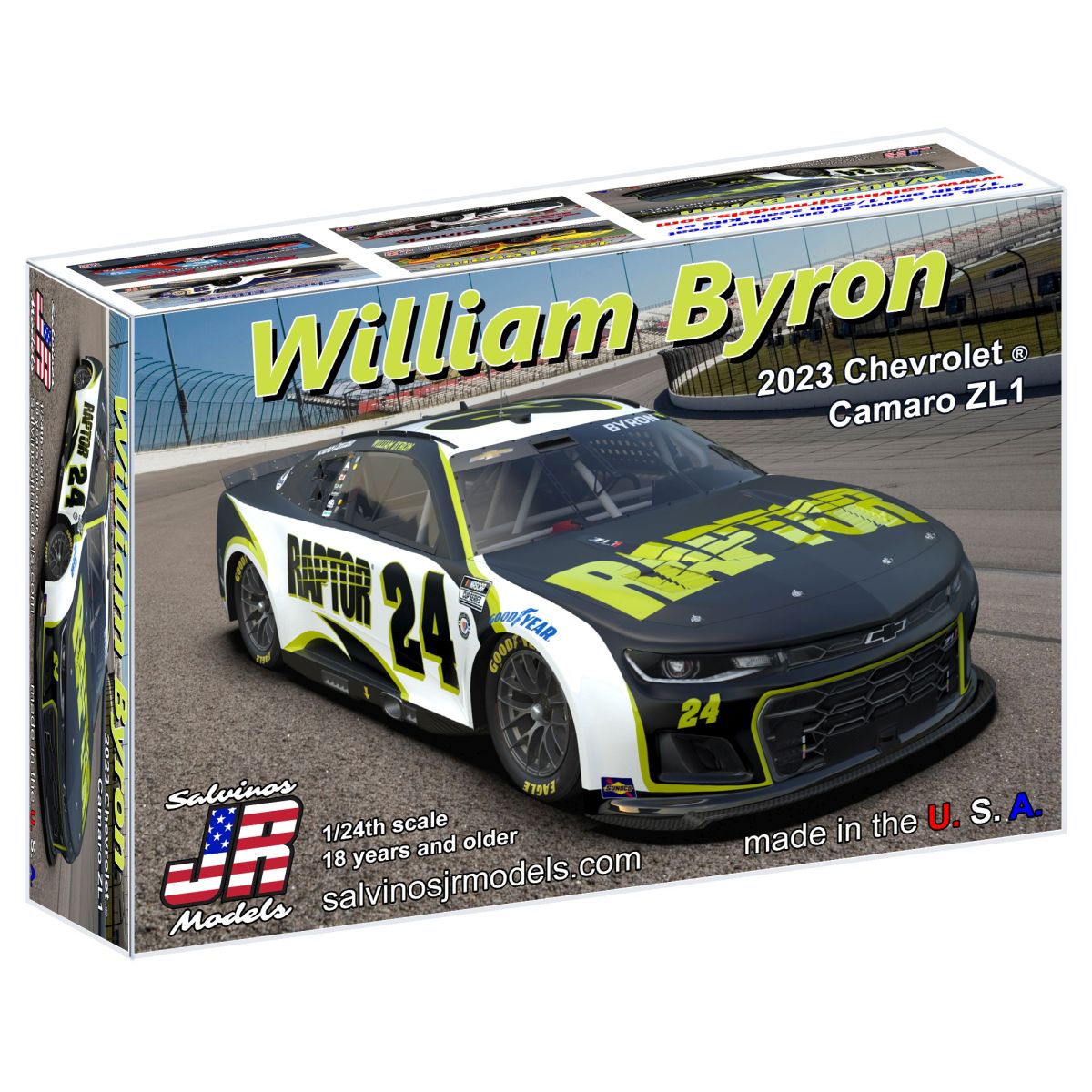 Salvino Jr. Model Company 38802 Hendrick Motorsports William Byron 2023 Camaro Primary