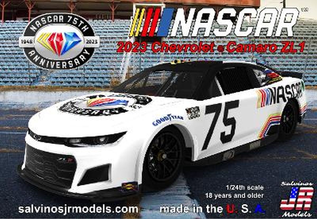 Salvino Jr. Model Company 38805 NASCAR 75th Diamond Anniversary 2023 Camaro