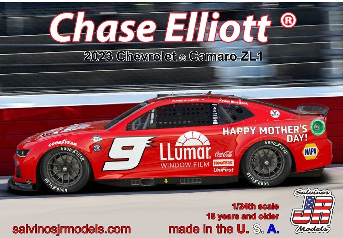 Salvino Jr. Model Company 41300 Hendrick Motorsports Chase Elliott 2023 Camaro Llumar