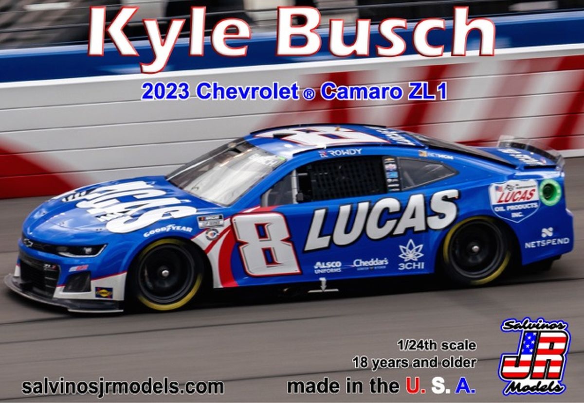 Salvino Jr. Model Company 41302 Richard Childress Racing Kyle Busch 2023 Camaro Lucas Oil