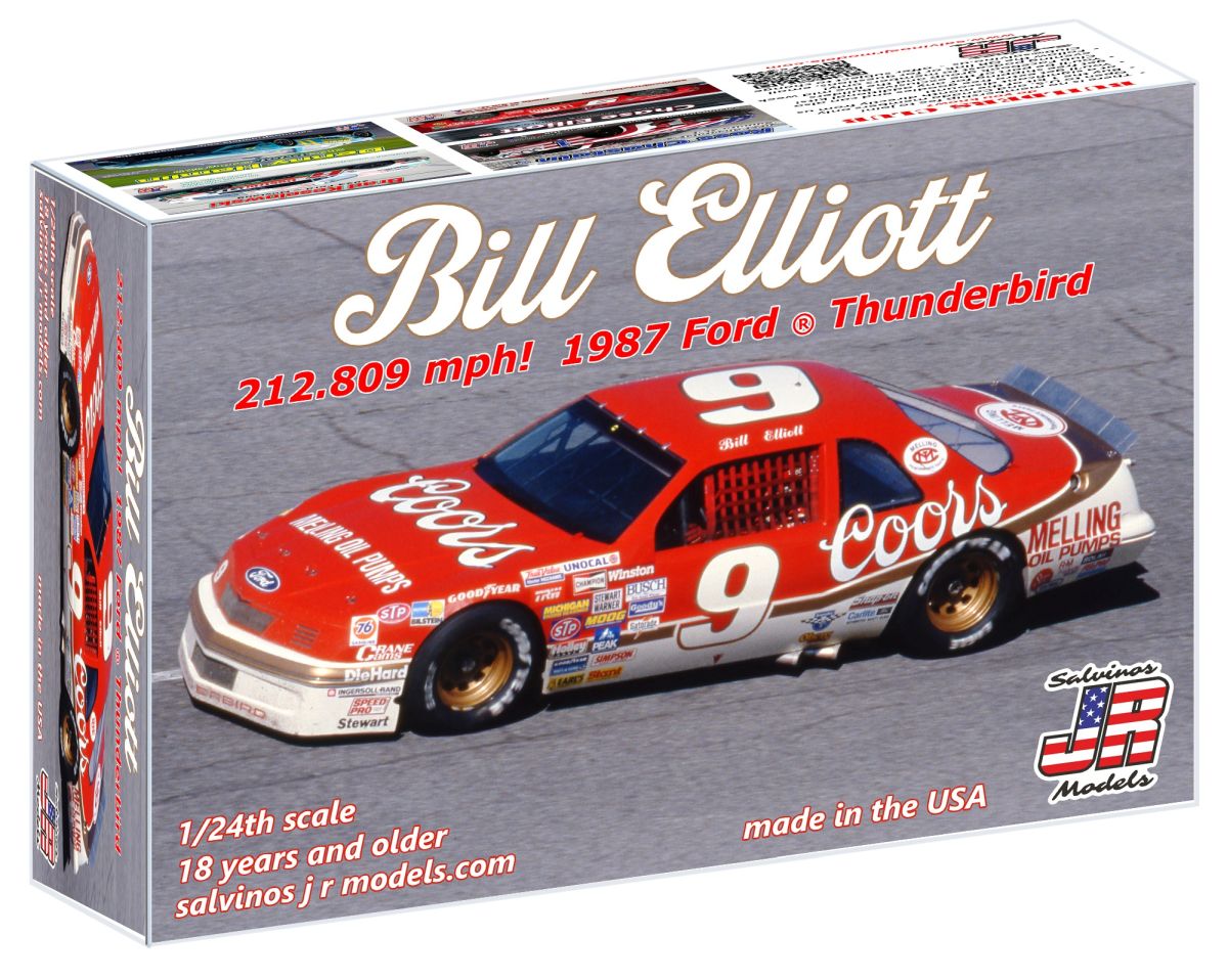 Salvino Jr. Model Company 42232 Bill Elliott 1987 Ford Thunderbird 212 MPH