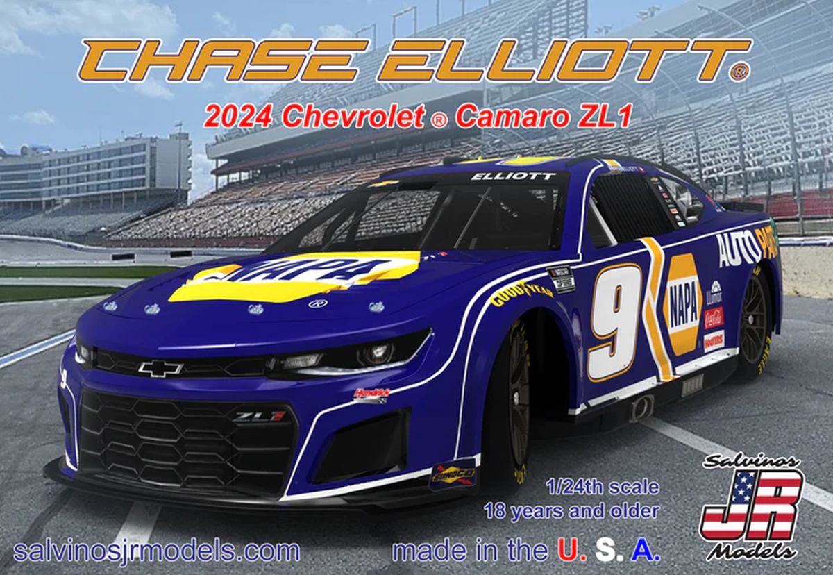 Salvino Jr. Model Company 42239 Hendrick Motorsports Chase Elliott 2024 Camaro Primary NAPA