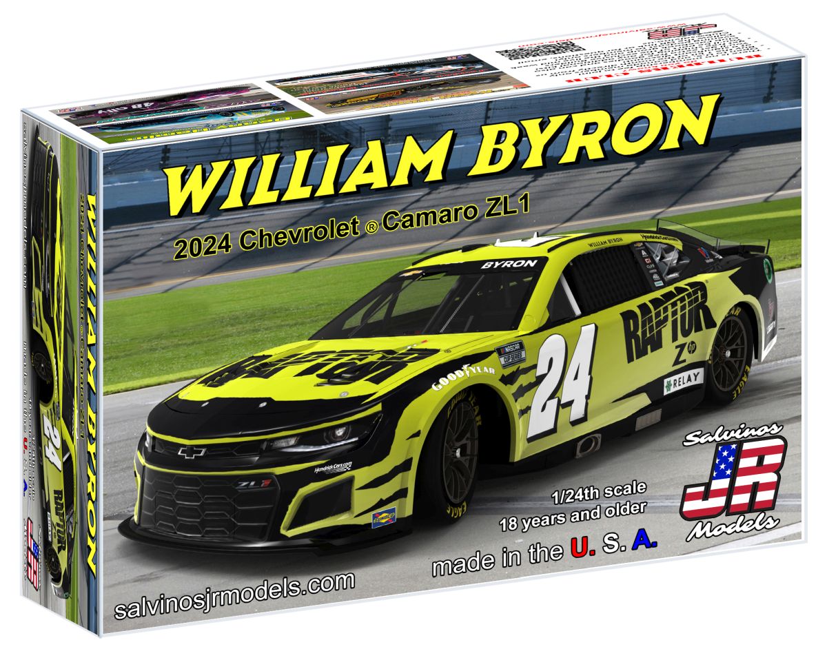 Salvino Jr. Model Company 42241 Hendrick Motorsports William Byron 2024 Camaro Primary