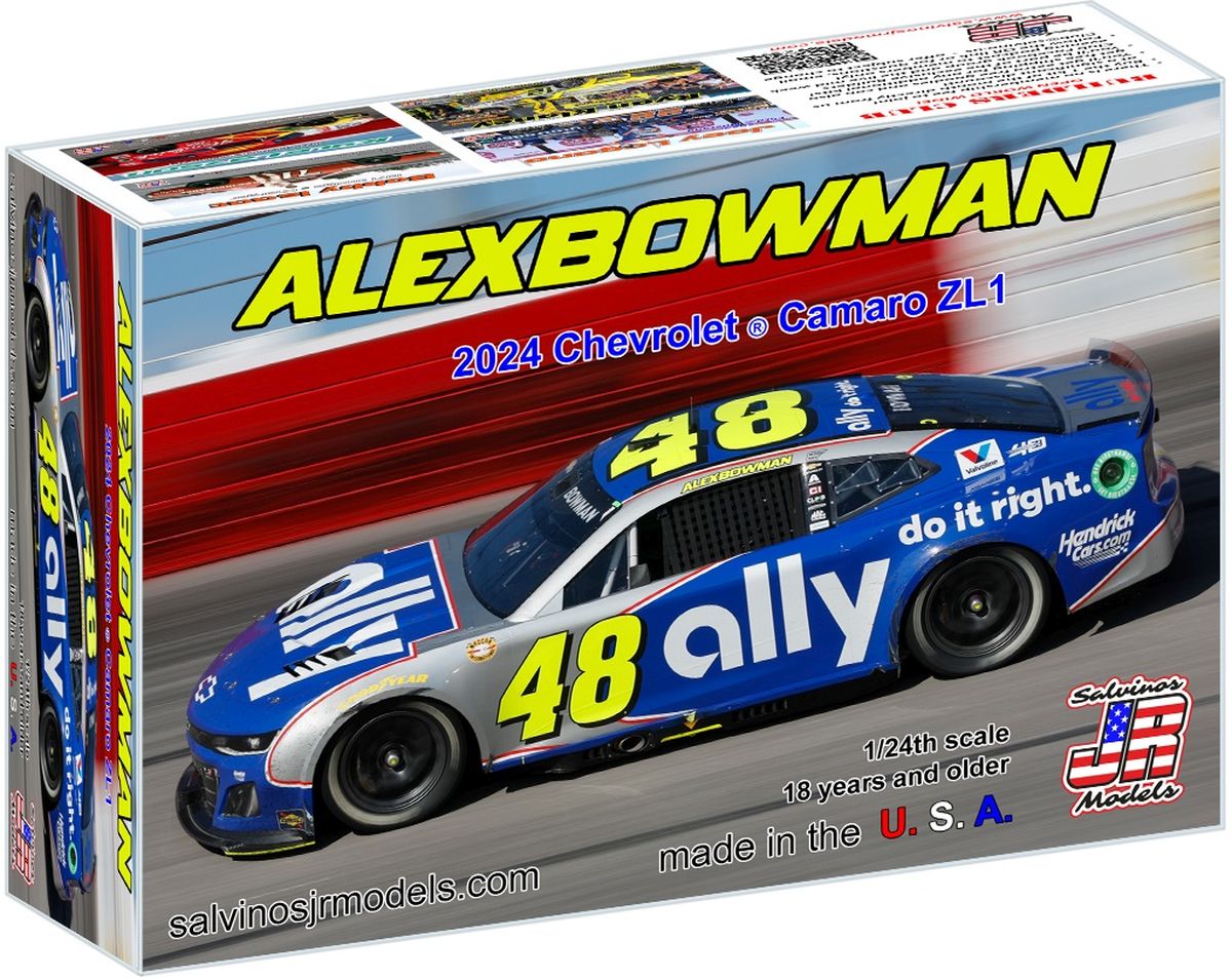 Salvino Jr. Model Company 45615 Hendrick Motorsports 2024 Alex Bowman Camaro Darlington Thro
