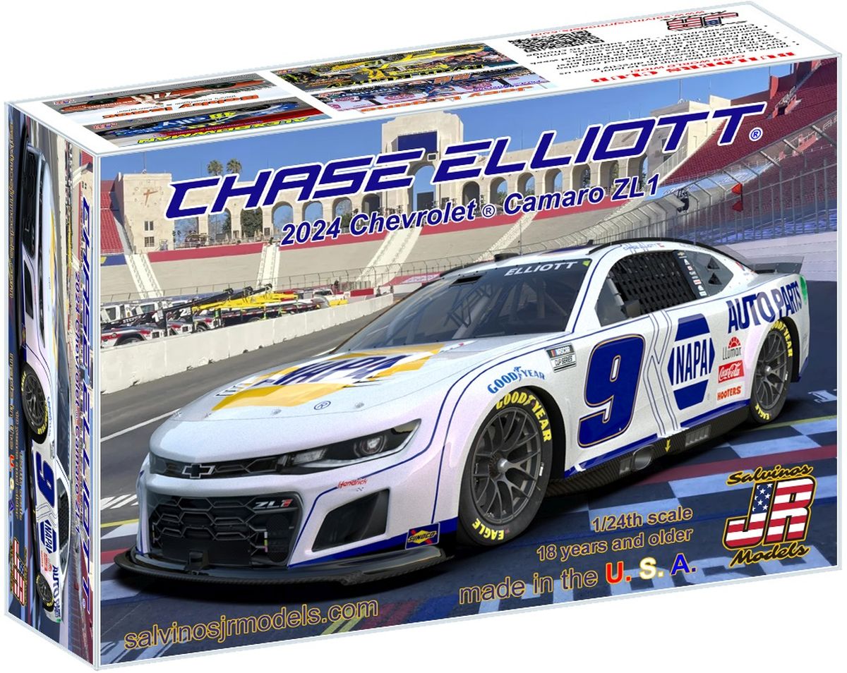 Salvino Jr. Model Company 45616 Hendrick Motorsports 2024 Chase Elliott Camaro LA White NAPA