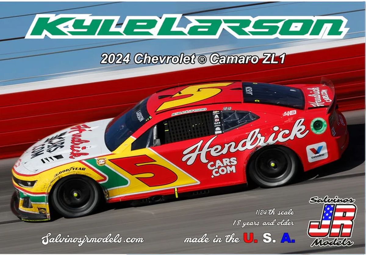 Salvino Jr. Model Company 46134 Hendrick Motorsports 2024 Kyle Larson Camaro Darlington