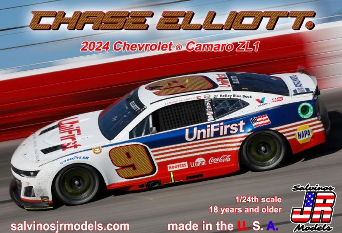 Salvino Jr. Model Company 46135 Hendrick Motorsports 2024 Chase Elliott Camaro Darlington
