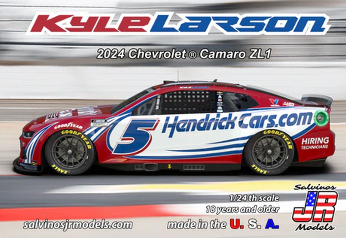 Salvino Jr. Model Company 46141 Hendrick Motorsports 2024 William Byron Camaro Baby Blue Va