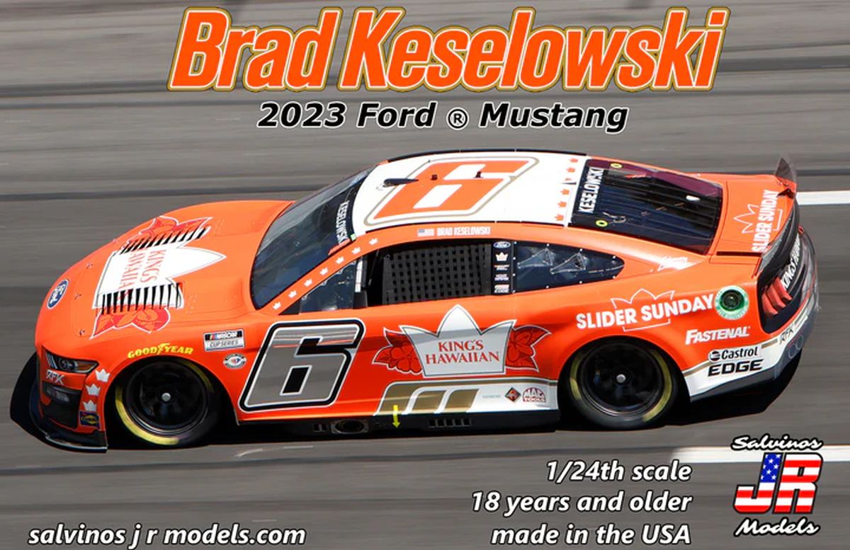 Salvino Jr. Model Company 46142 Roush Fenway Keslowski Keslowski 2023 Ford Mustang Kings Haw