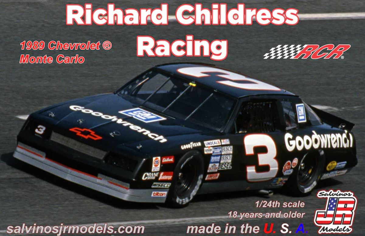 Salvino Jr. Model Company 47306 Richard Childress Racing #3 1989 Monte Carlo