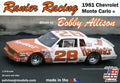 Salvino Jr. Model Company 6919 Bobby Allison #28 Ranier Racing Chevy Monte Carlo 1981 Winne