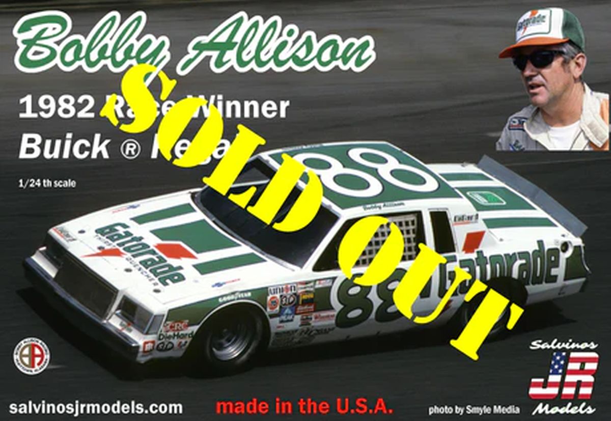 Salvino Jr. Model Company 8459 Bobby Allison #88 Buick Regal 1982 Winner
