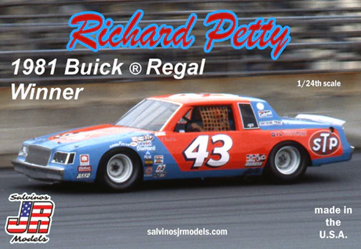 Salvino Jr. Model Company 8460 Richard Petty #43 Buick Regal 1981 Winner