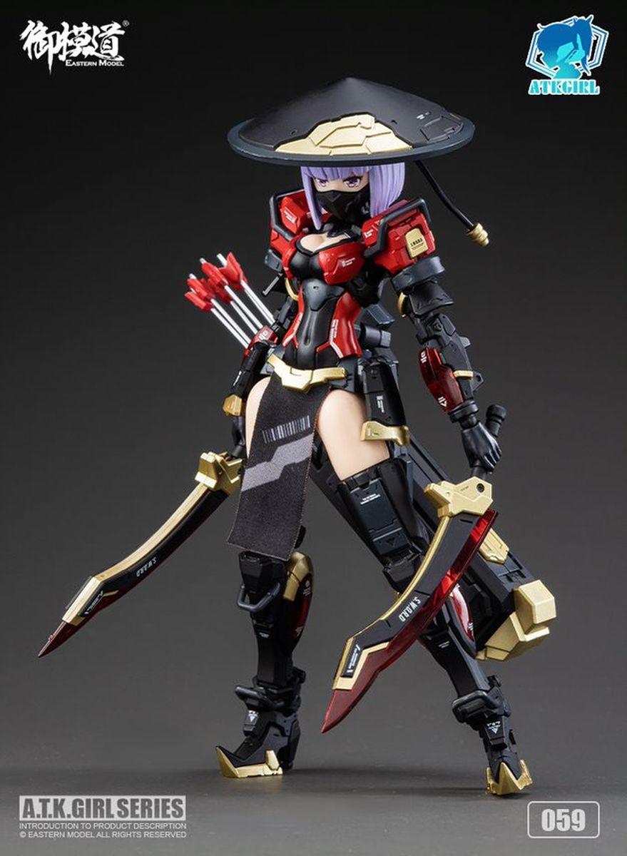 Sim Pro Model Kit 1007 E Model A.T.K. Girl Brocade-Clad Elite Guard (Jinyi Wei JW-0