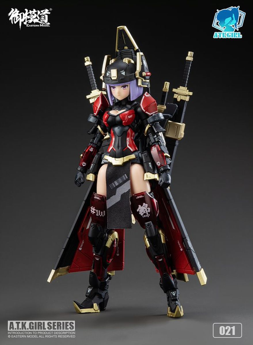 Sim Pro Model Kit 1008 E Model A.T.K. Girl Brocade-Clad Elite Guard (Jinyi Wei JW-0