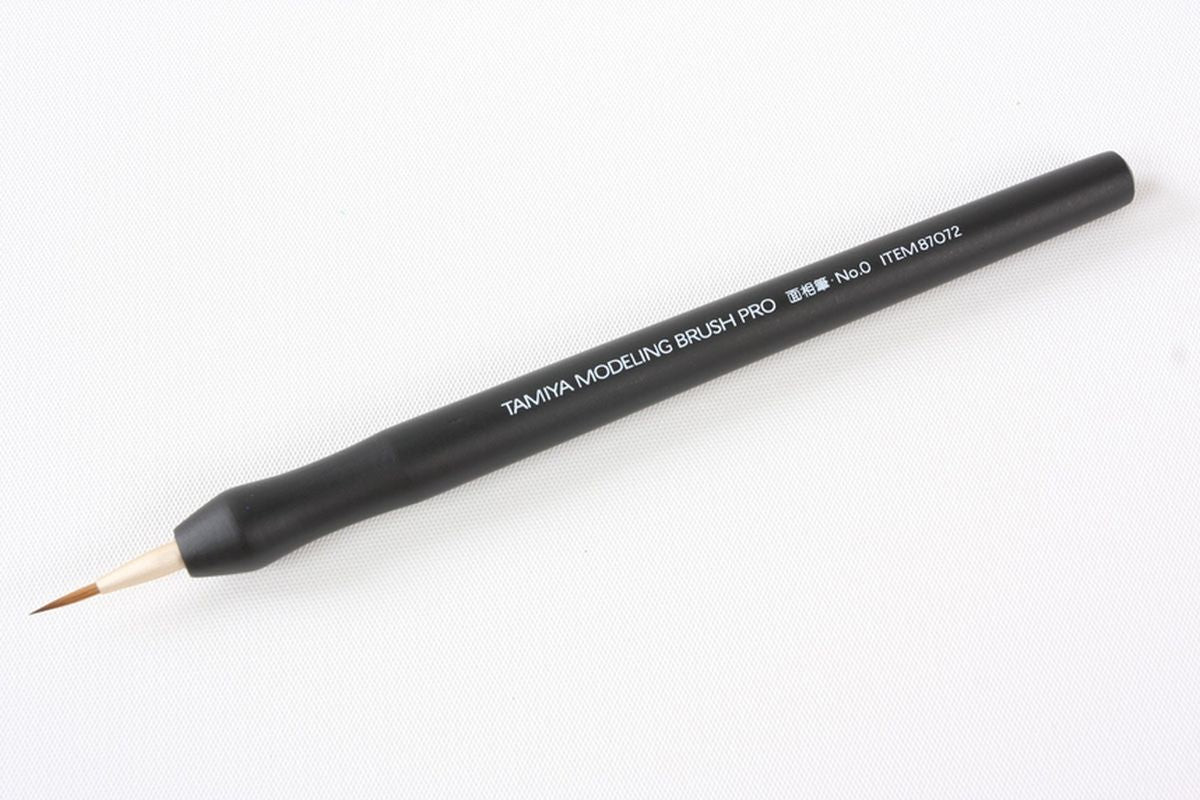Tamiya 87072 Modeling Brush PRO Pointed #0
