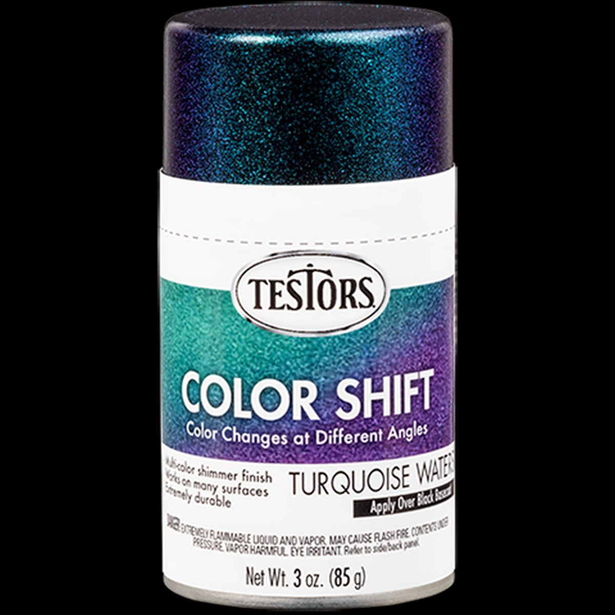 Testors Paint 352455 Color Shift Turquoise Waters Gloss 3 Oz. Spray