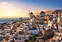 Tomax 100206 Oia Village In Santorini Island Puzzle