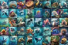 Tomax 100419 Sea Animals 1000Pcs Puzzle