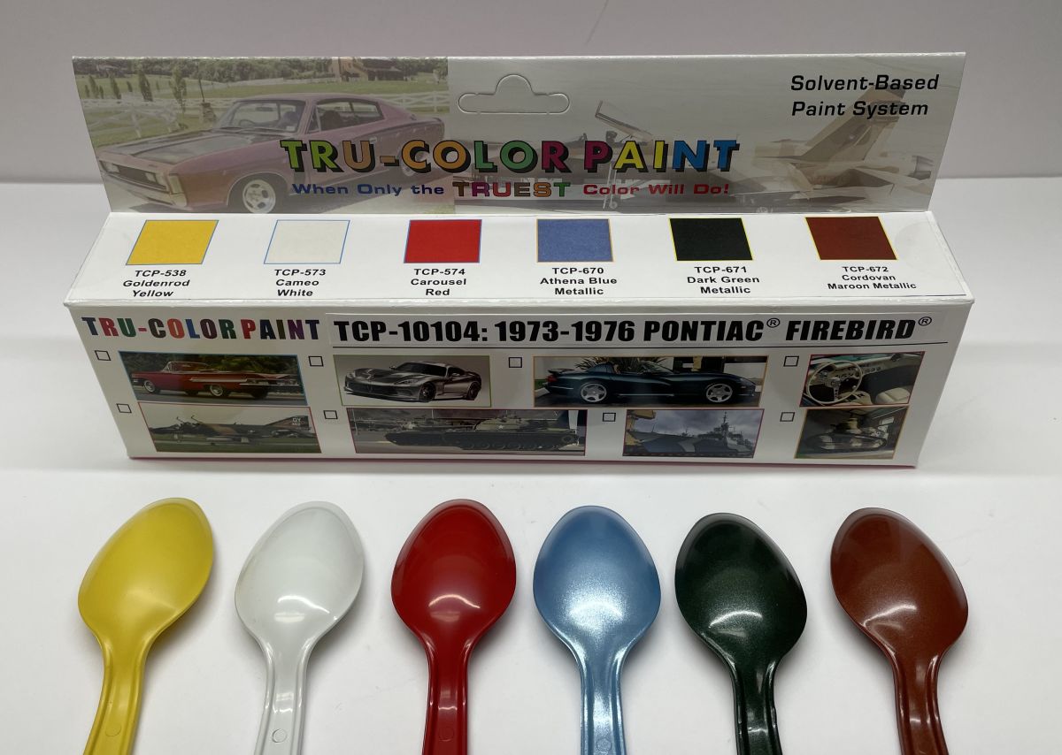 Tru-Color Paint 10104 1973-1976 Pontiac Firebird Paint Set