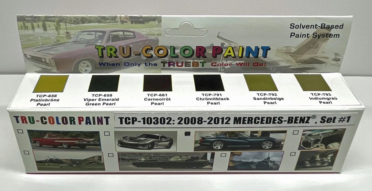 Tru-Color Paint 10302 2008-2012 Mercedes Benz Paint Set #1