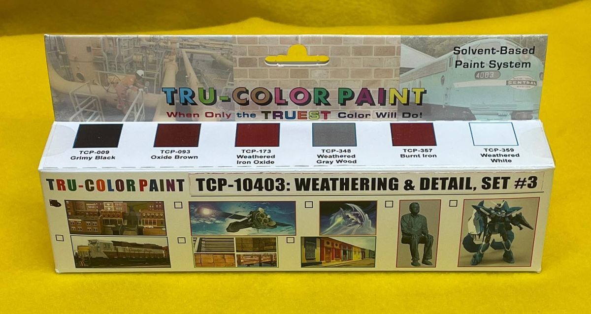 Tru-Color Paint 10403 Weathering & Detail Paint Set #3