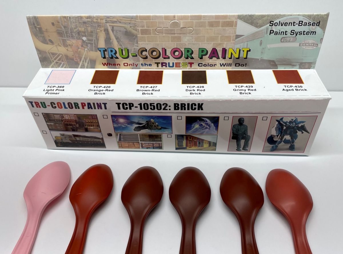 Tru-Color Paint 10502 Structure & Infrastructure Brick Paint Set
