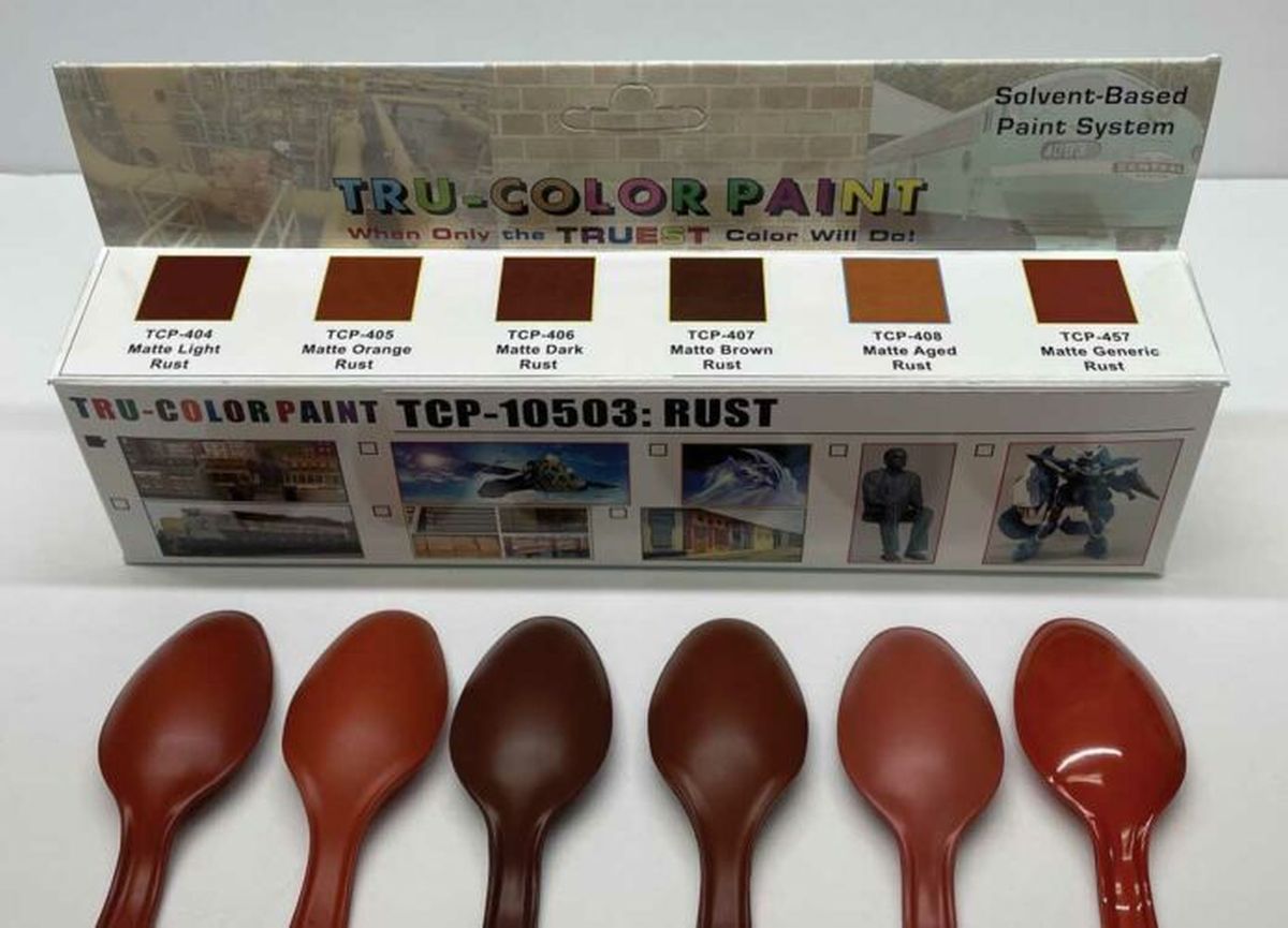 Tru-Color Paint 10503 Structure & Infrastructure Rust Paint Set