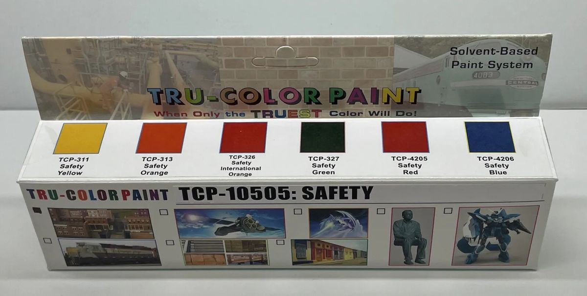 Tru-Color Paint 10505 Scenery & Diorama: Safety Paint Set