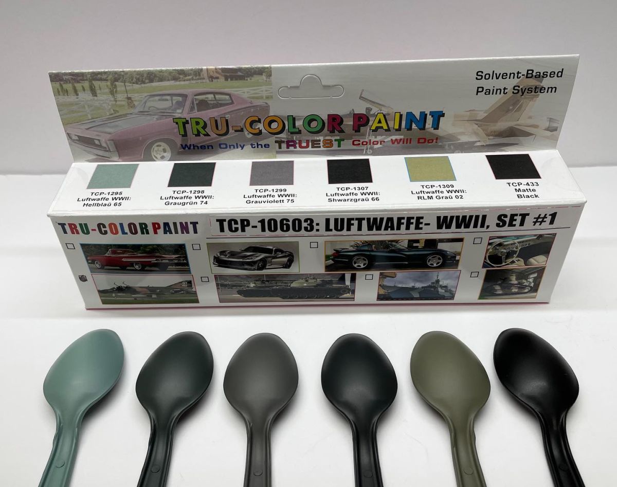 Tru-Color Paint 10603 German Luftwaffe WWII Paint Set #1