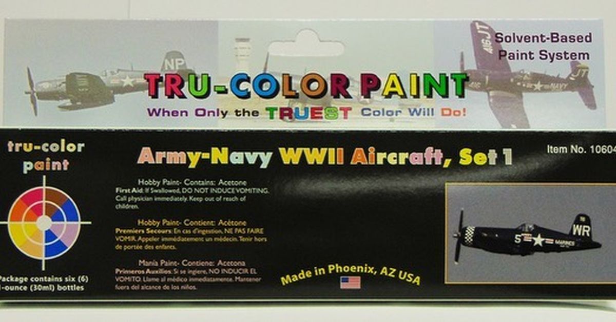 Tru-Color Paint 10604 ANA WWII Paint Set #1