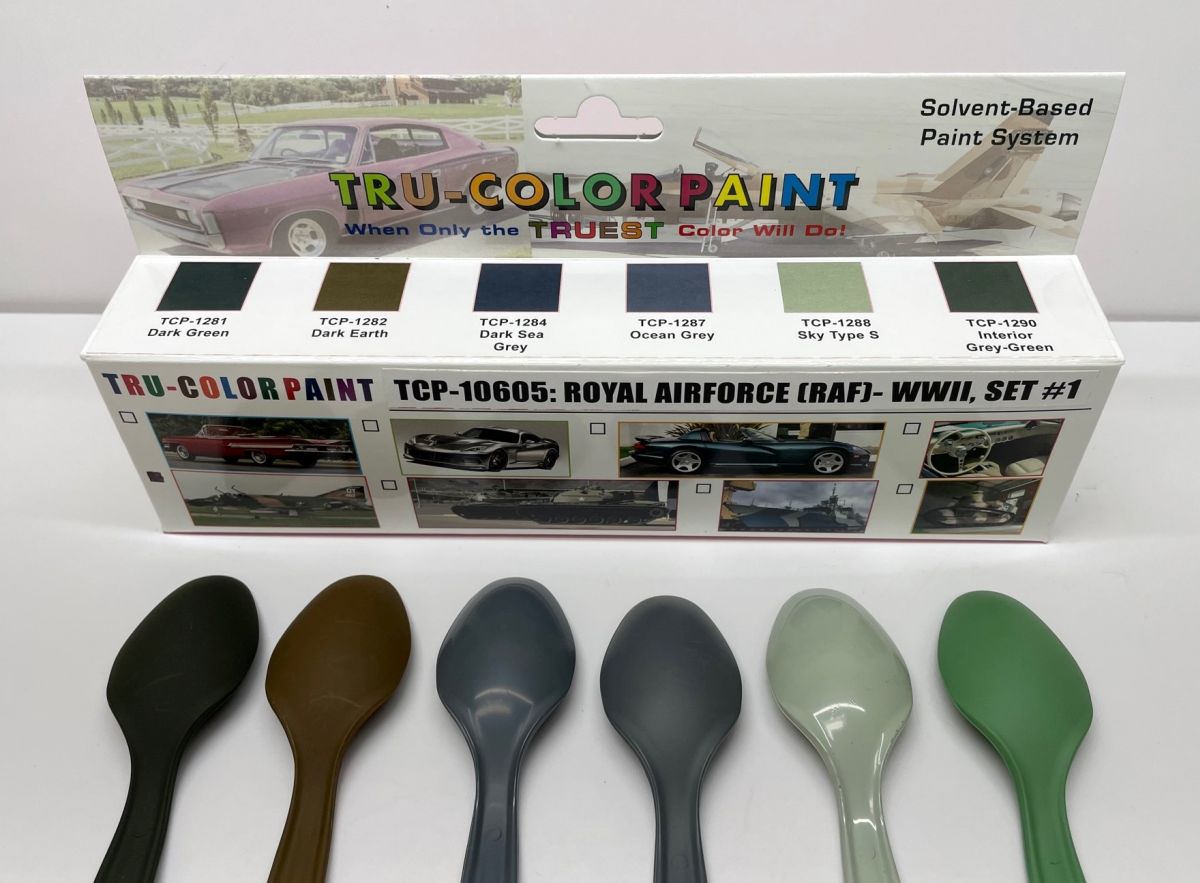 Tru-Color Paint 10605 Royal Airforce (RAF) WWII #1 Paint Set