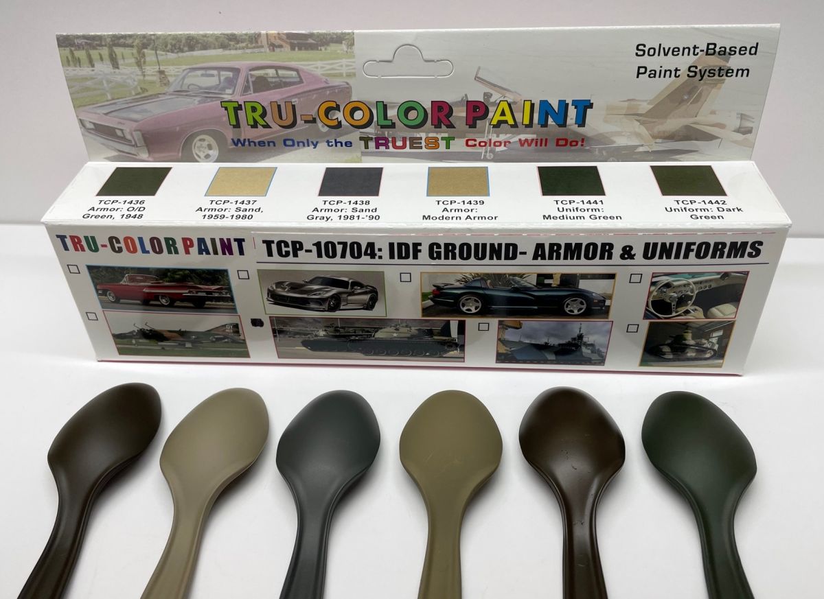 Tru-Color Paint 10704 IDF Ground Armor & Uniforms Paint Set
