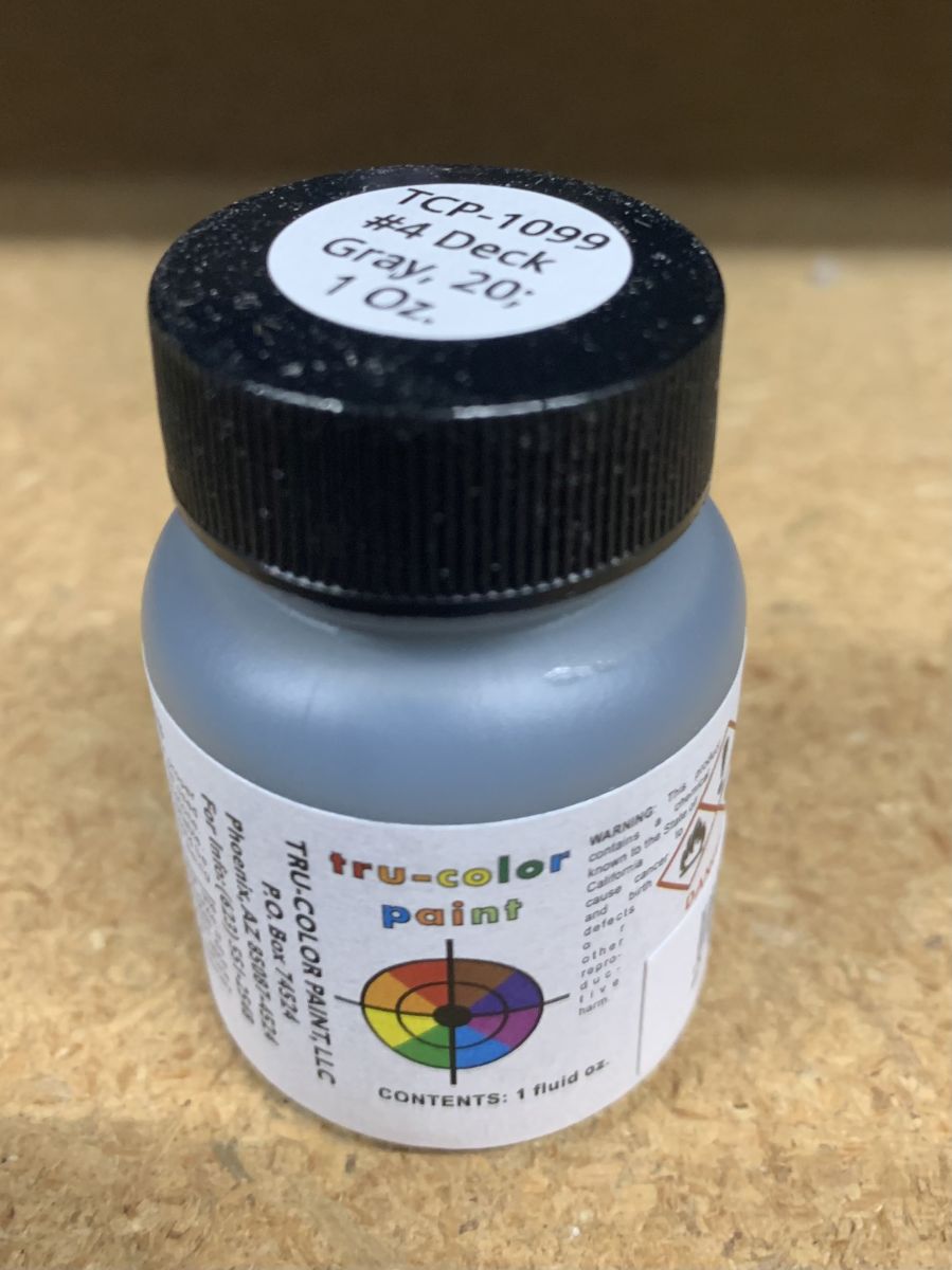 Tru-Color Paint 1099 #4 Deck Gray 20 1oz