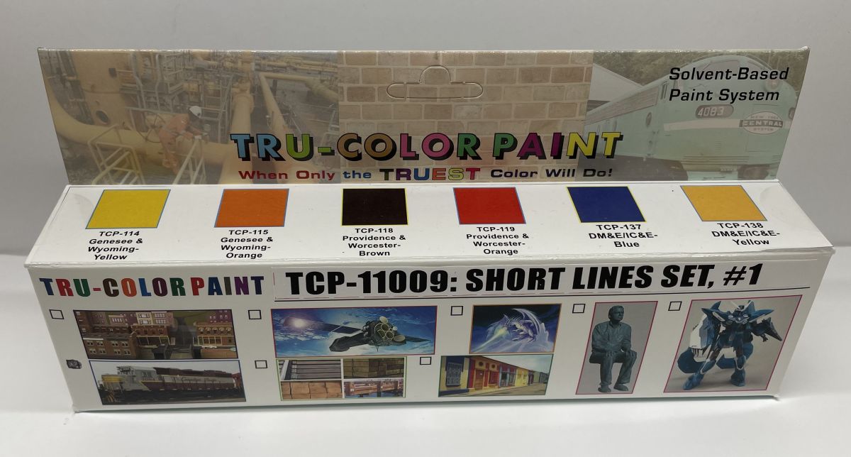 Tru-Color Paint 11009 Railroad Shortlines Paint Set #1