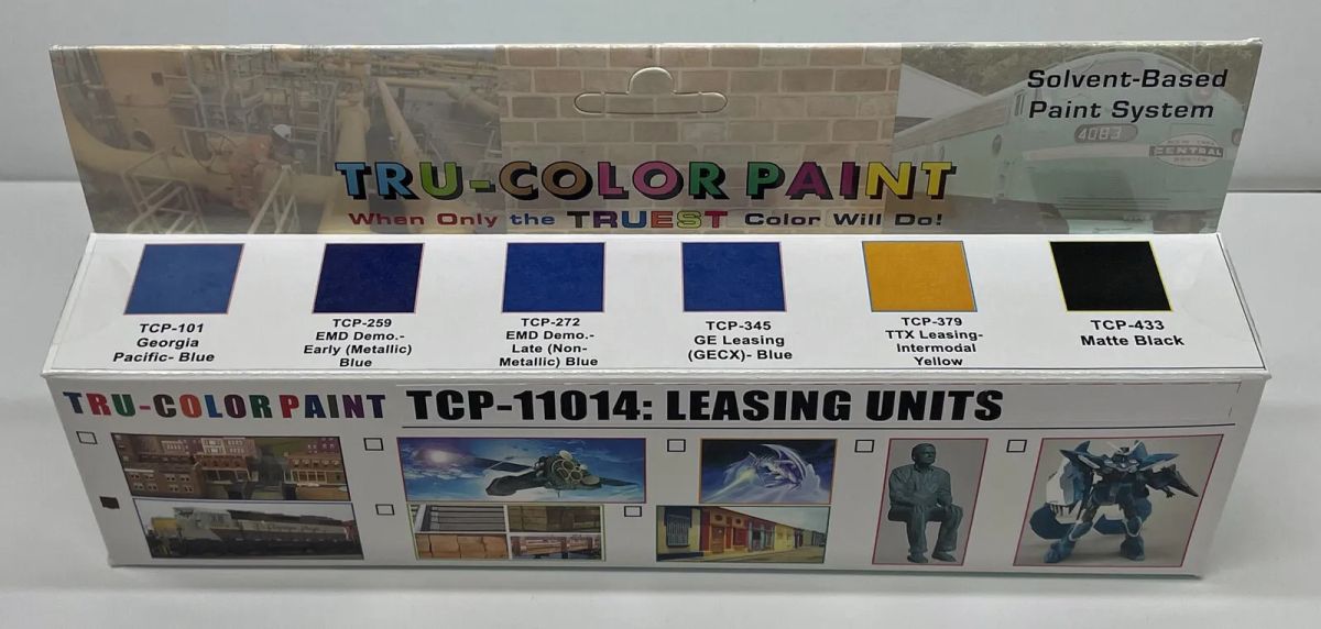 Tru-Color Paint 11014 Railroad Leasing Units Paint Set