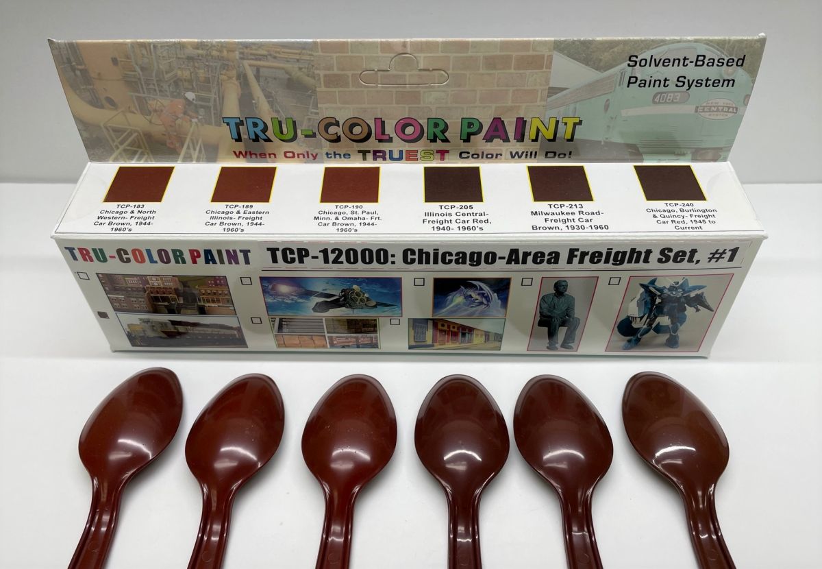Tru-Color Paint 12000 Chicago Area Freight Paint Set #1
