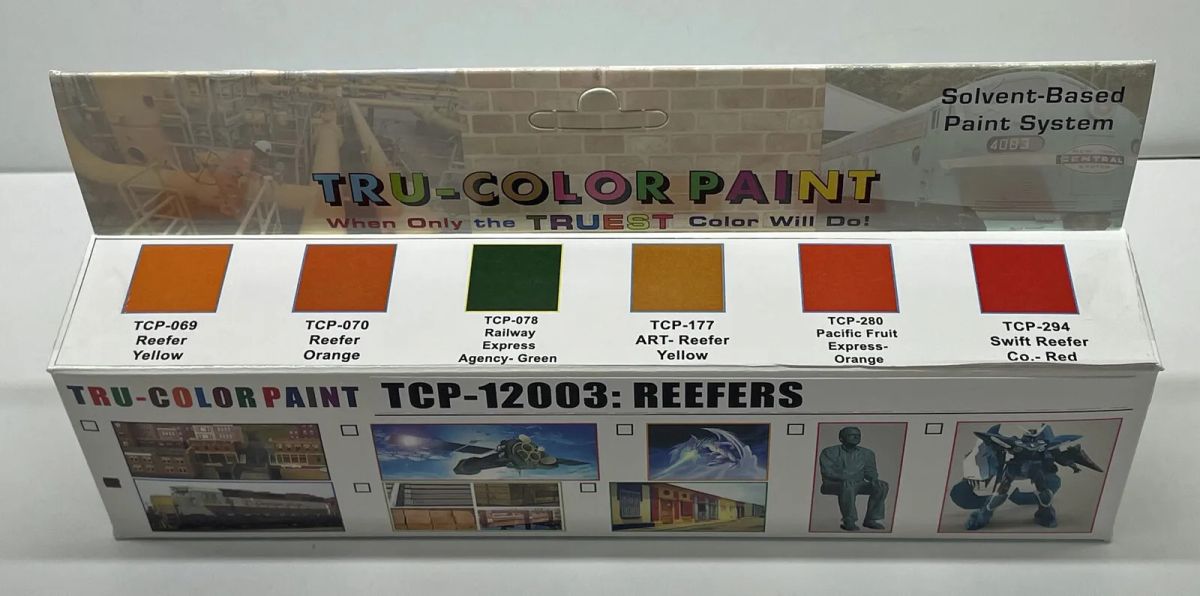 Tru-Color Paint 12003 Railroad Freight: Reefers Paint Set
