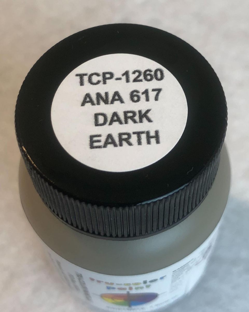 Tru-Color Paint 1260 ANA 617 Dark Earth 1oz