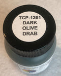 Tru-Color Paint 1261 Dark Olive Drab #4 1oz