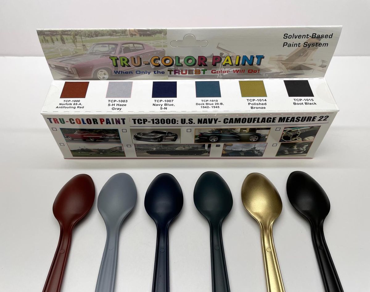 Tru-Color Paint 13000 US Navy Camouflage Measure 22 Paint Set